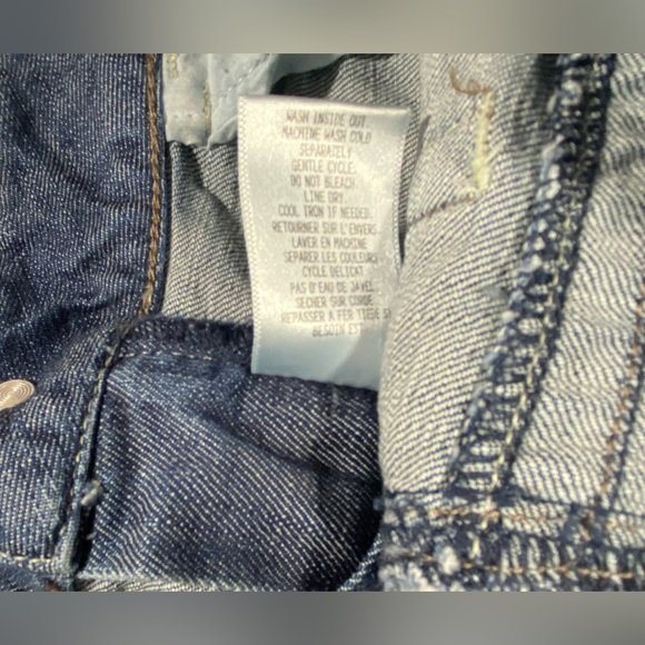 Guess Womens Jean Shorts Size 24 Denim Raw Hem Cut Off 4” Inseam Low Rise Blue - Picture 11 of 11